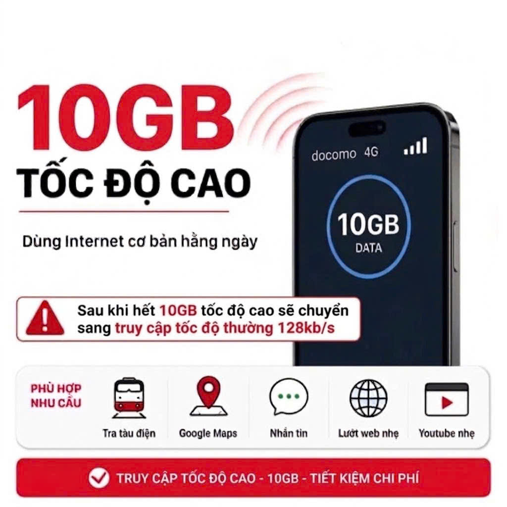 10gb docomo